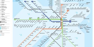 Sl tunnelbana نقشہ